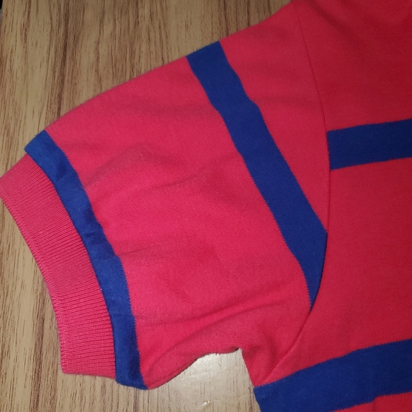 Vintage Polo Ralph Lauren Shirt Mens Medium Pink Striped  R.L.P.C Small Pony - Picture 7 of 8
